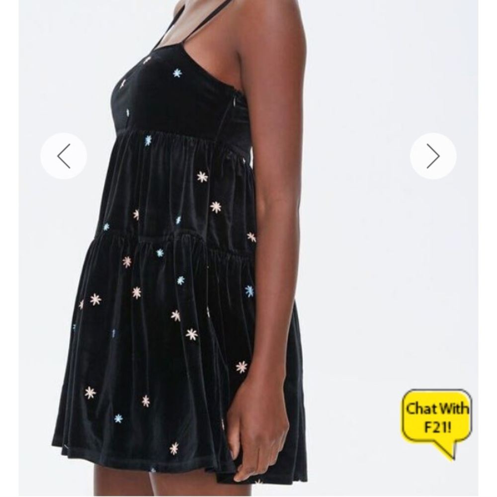 Velvet black dress
